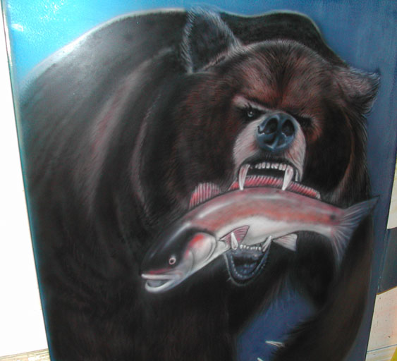 bear on airboat